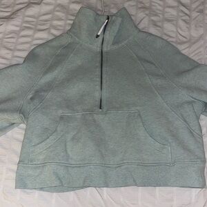 Cyan Lululemon half zip scuba